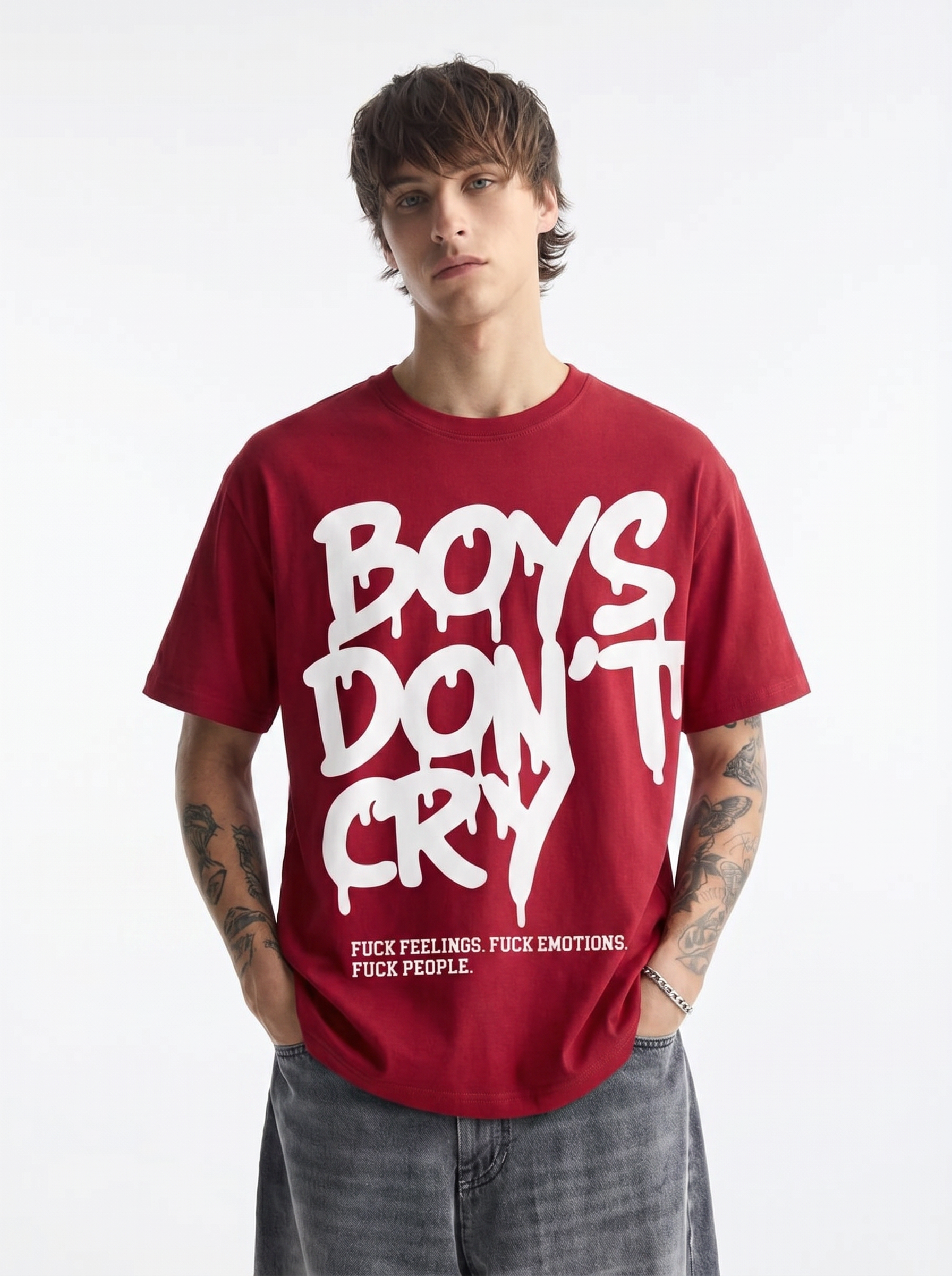 HIMAM’S "Boys Don't Cry" Heavyweight Tee