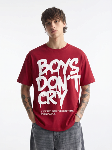 HIMAM’S "Boys Don't Cry" Heavyweight Tee
