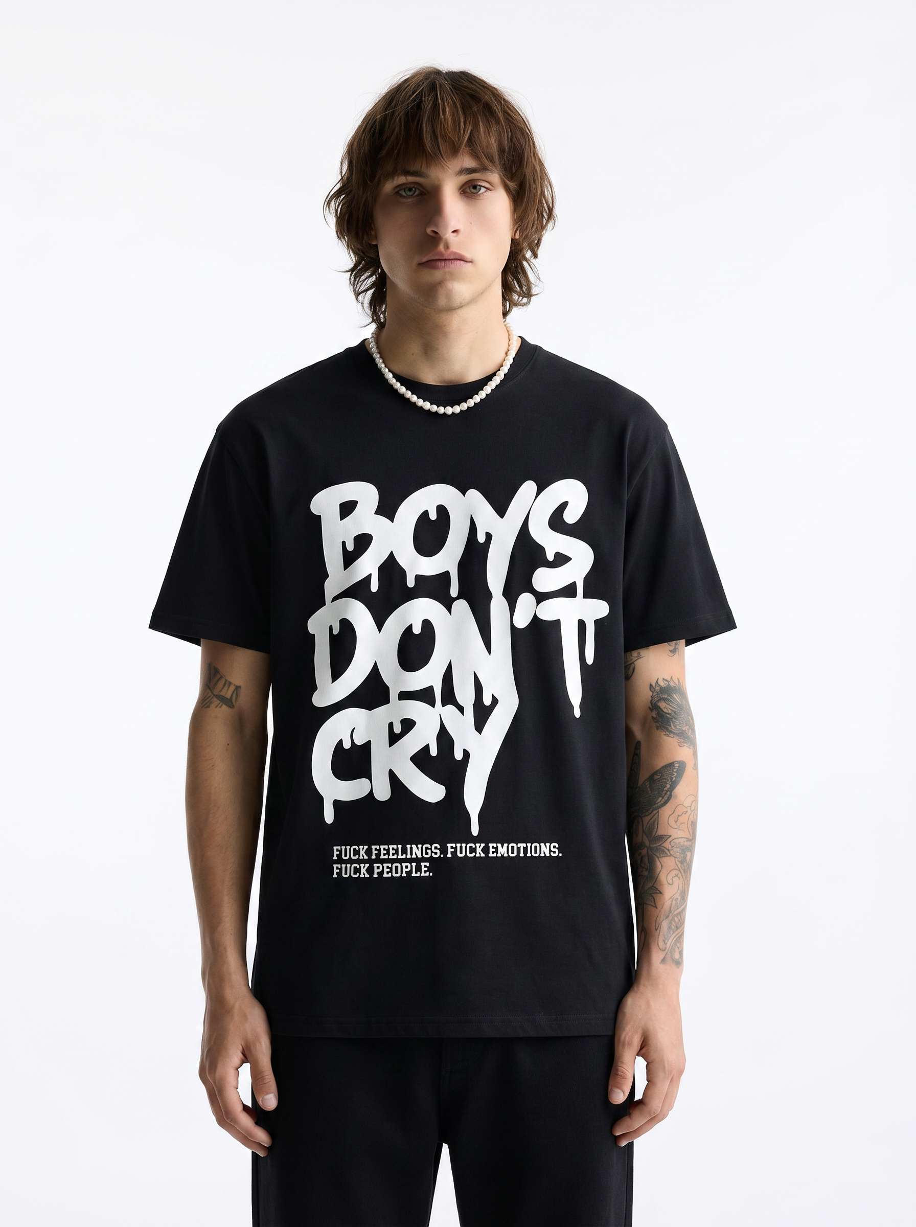 HIMAM’S "Boys Don't Cry" Heavyweight Tee