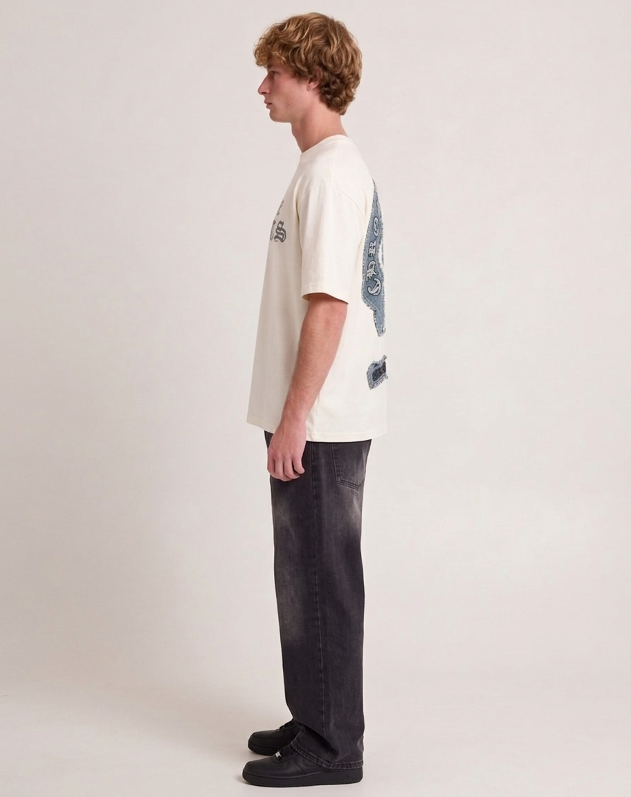 HIMAM'S Chrome Gothic Oversized Heavyweight Tee