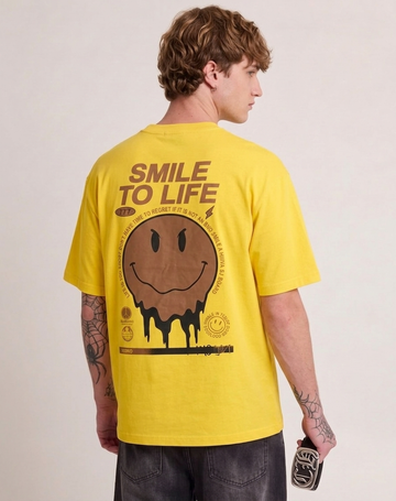 HIMAM'S "Smile To Life" Heavyweight Oversized Tee