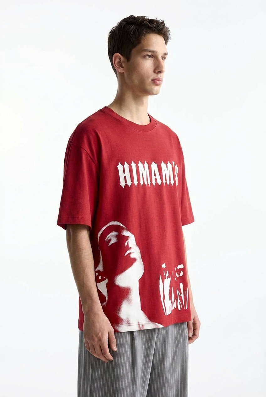 HIMAM’S Crimson Noir Heavyweight Tees