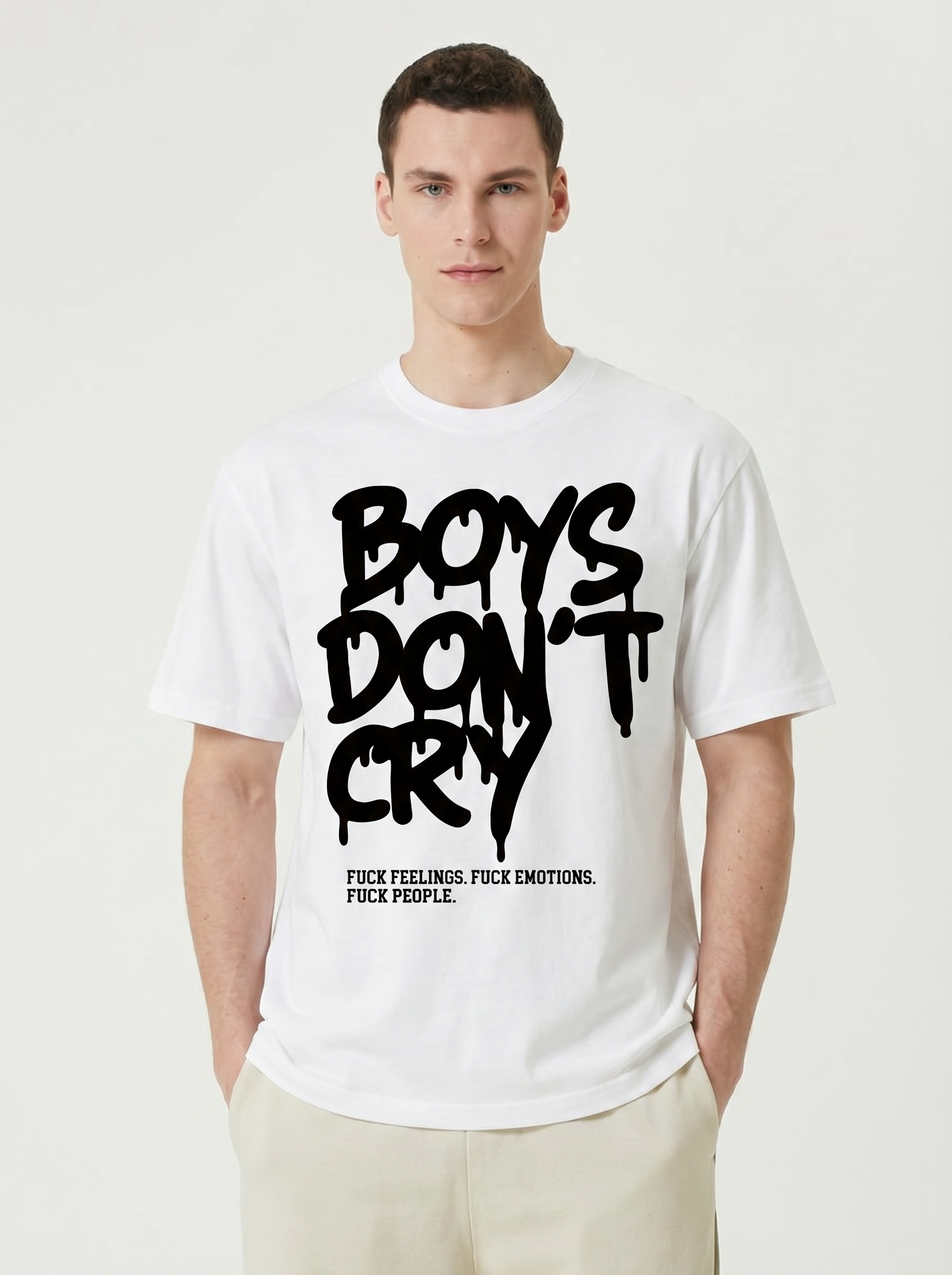 HIMAM’S "Boys Don't Cry" Heavyweight Tee
