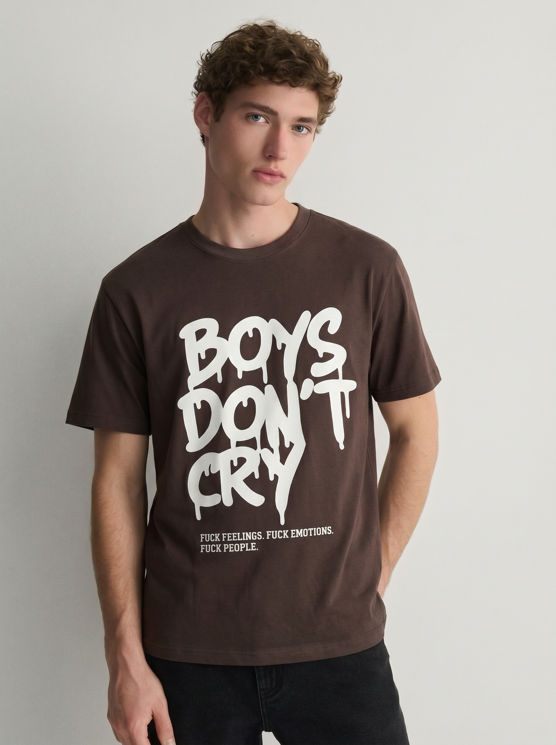 HIMAM’S "Boys Don't Cry" Heavyweight Tee