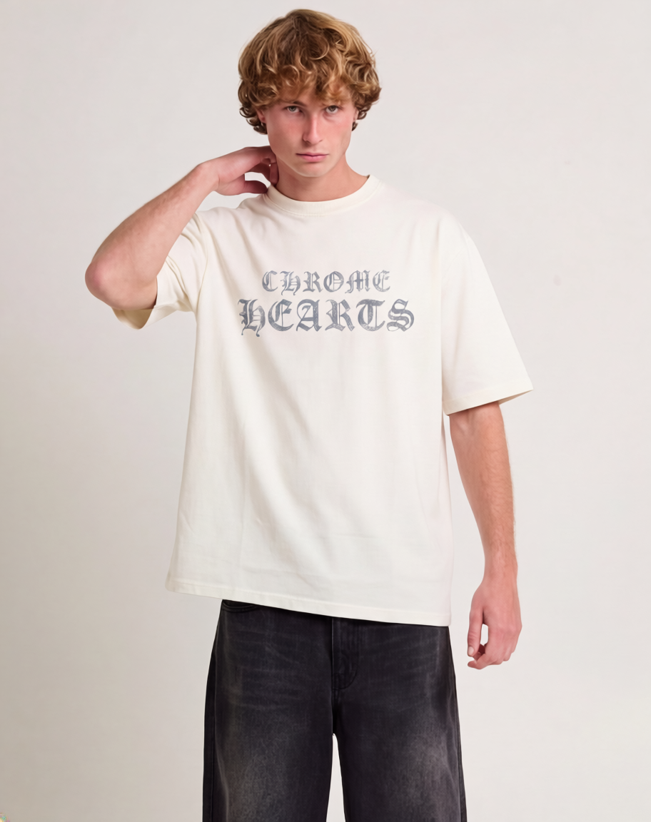 HIMAM'S Chrome Gothic Oversized Heavyweight Tee